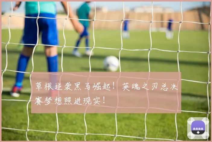 草根逆袭黑马崛起！英魂之刃总决赛梦想照进现实！